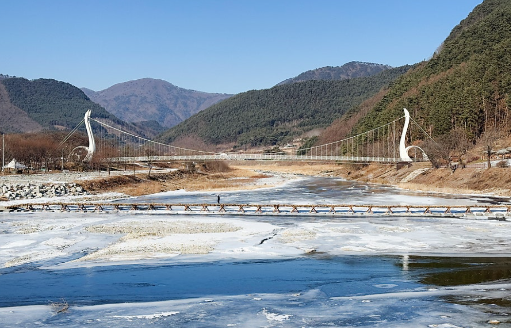 정선 아우라지 겨울