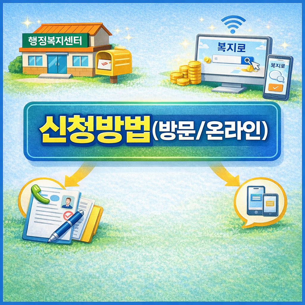 신청방법(방문/온라인)