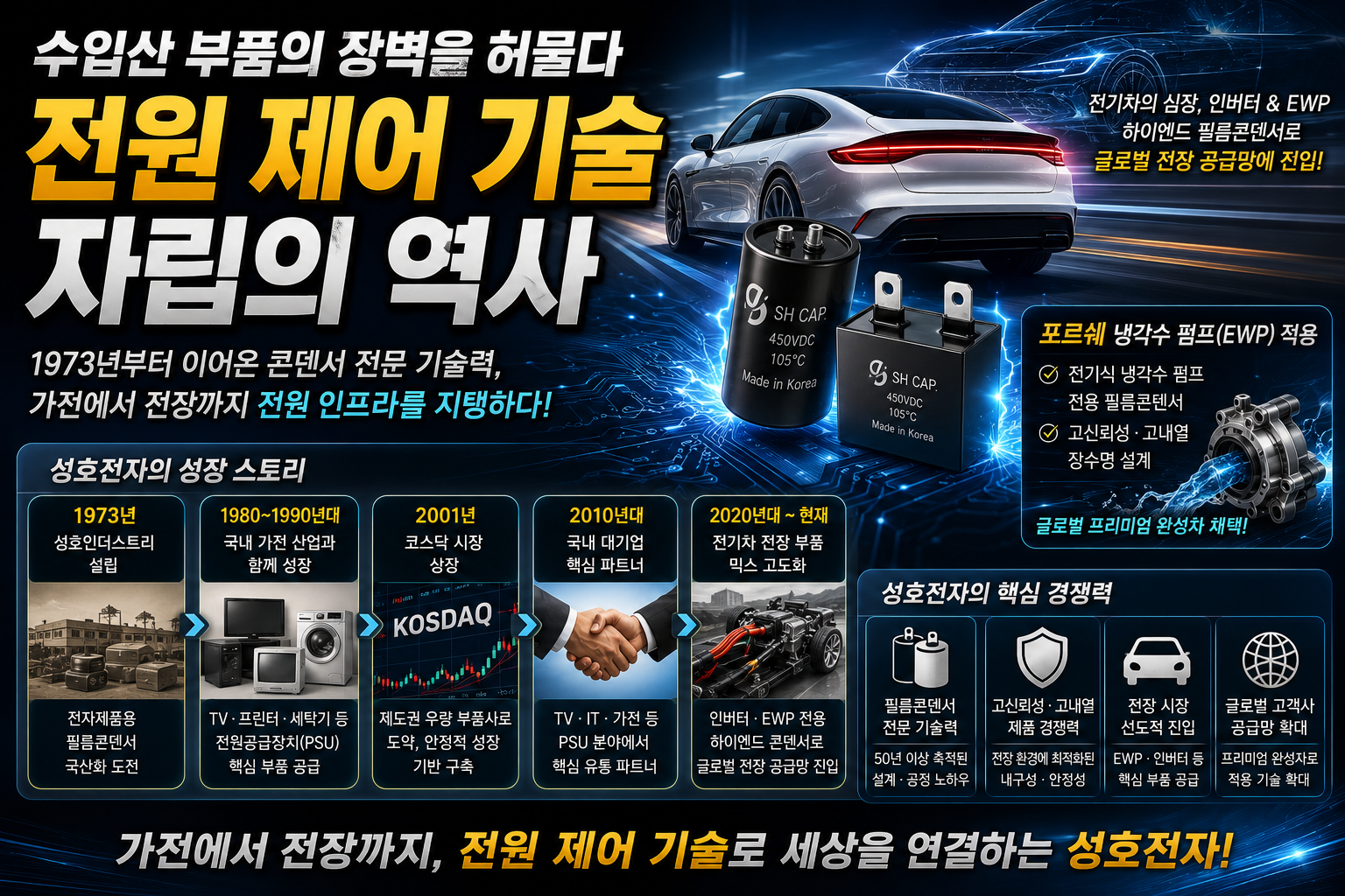 수입산 부품의 장벽을 허물다: 전원 제어 기술 자립의 역사