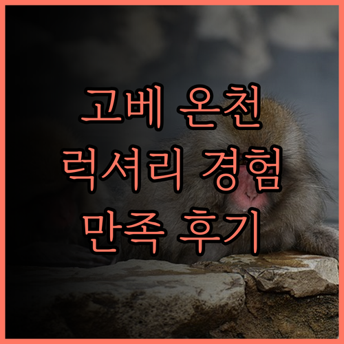 고베 미나토 온센 렌 완벽 분석 후기