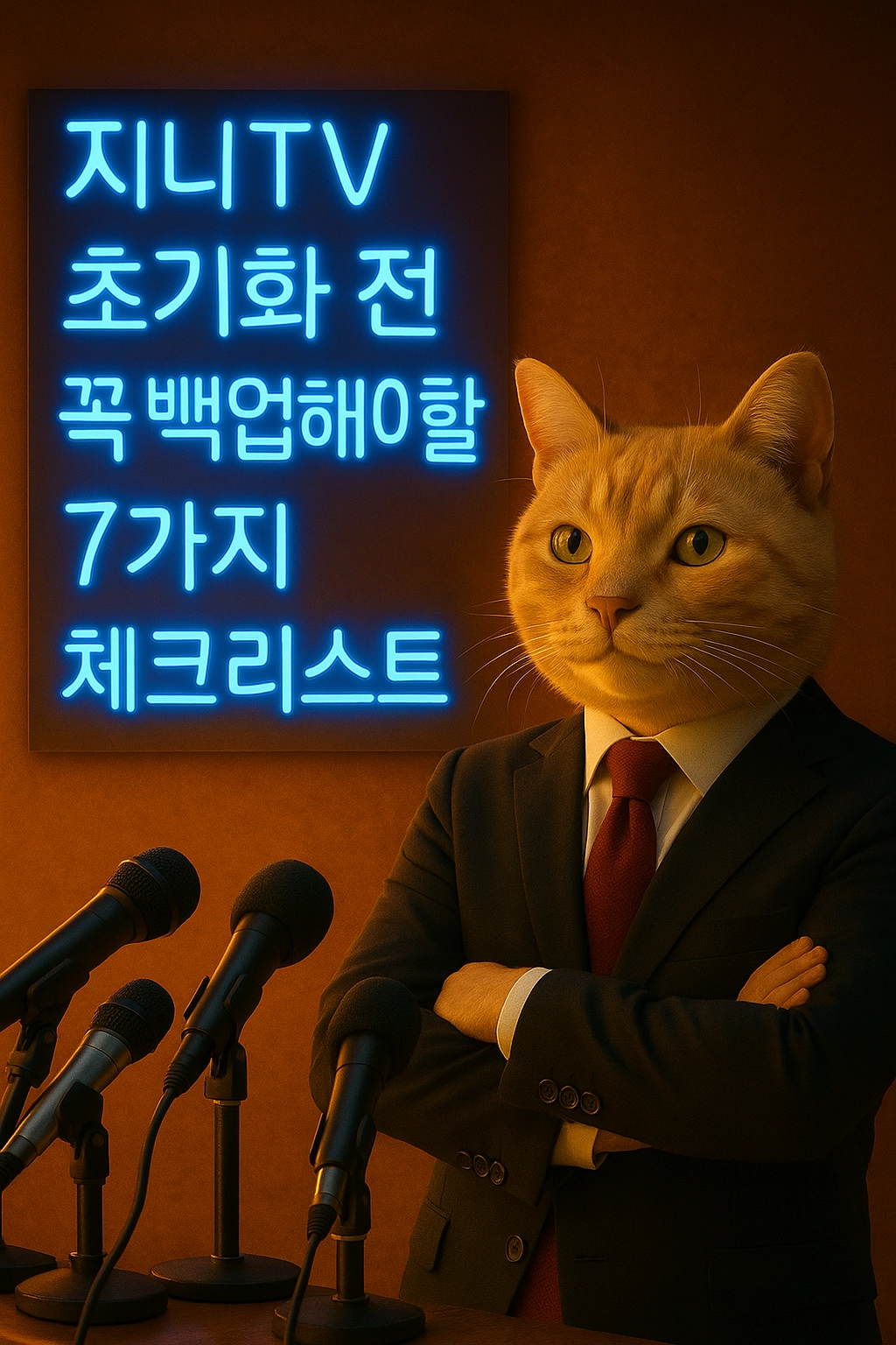 지니TV 초기화 전 꼭 백업해야 할 7가지 체크리스트