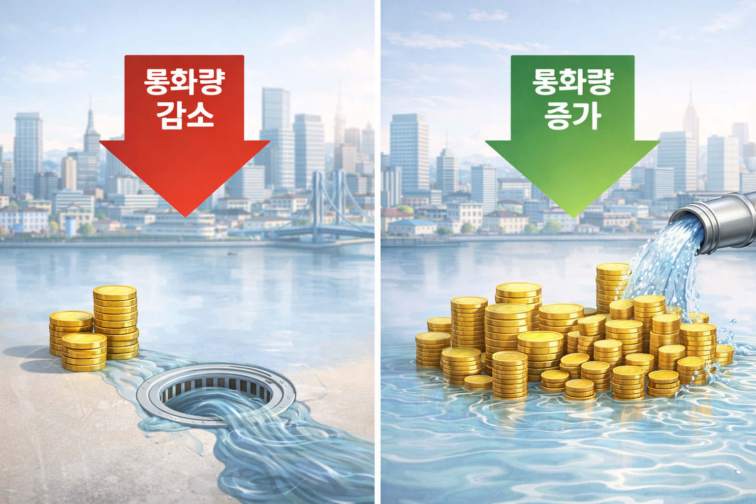 통화량 증가 비밀