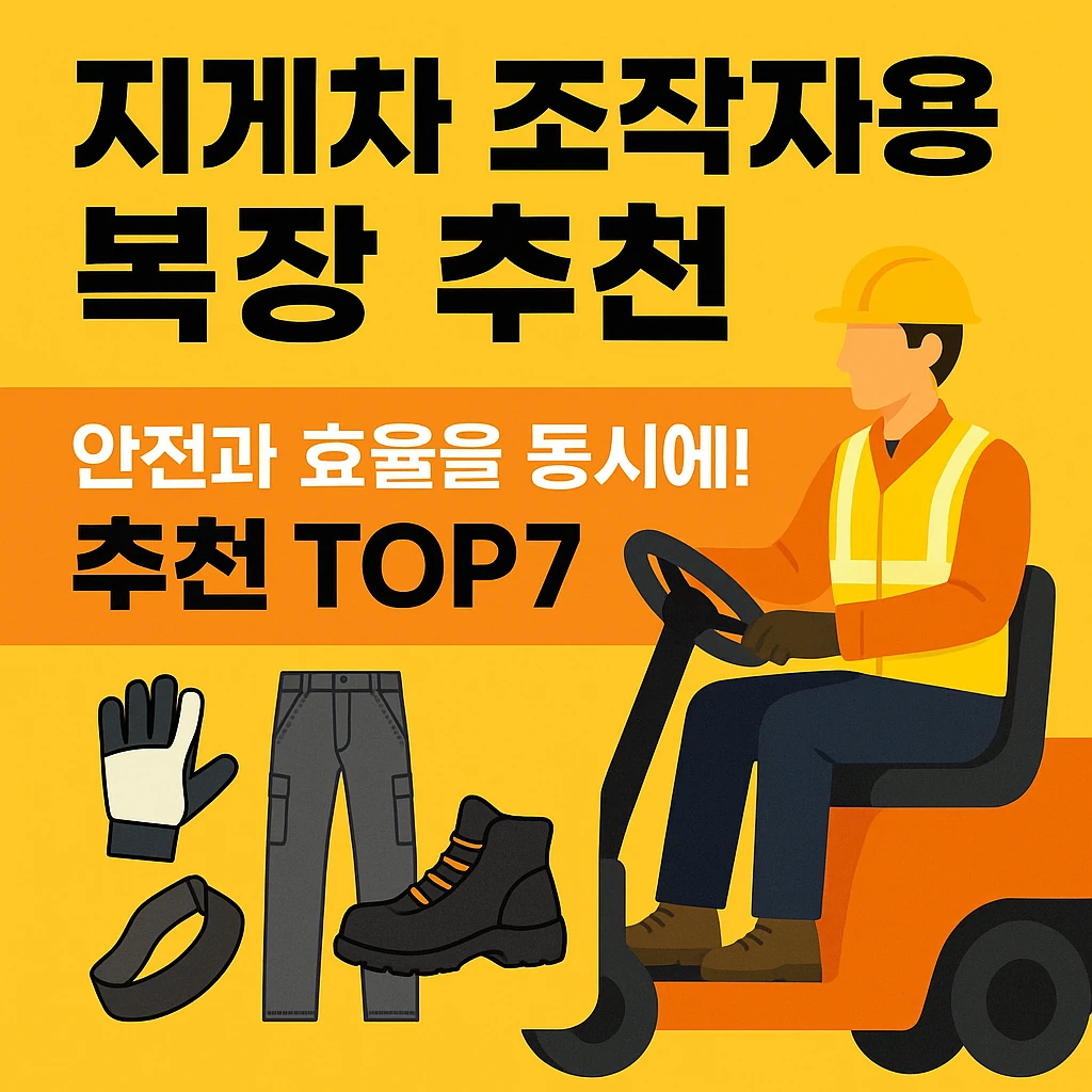 농업경제학 : 지게차 조작자 필수 복장 추천 TOP7