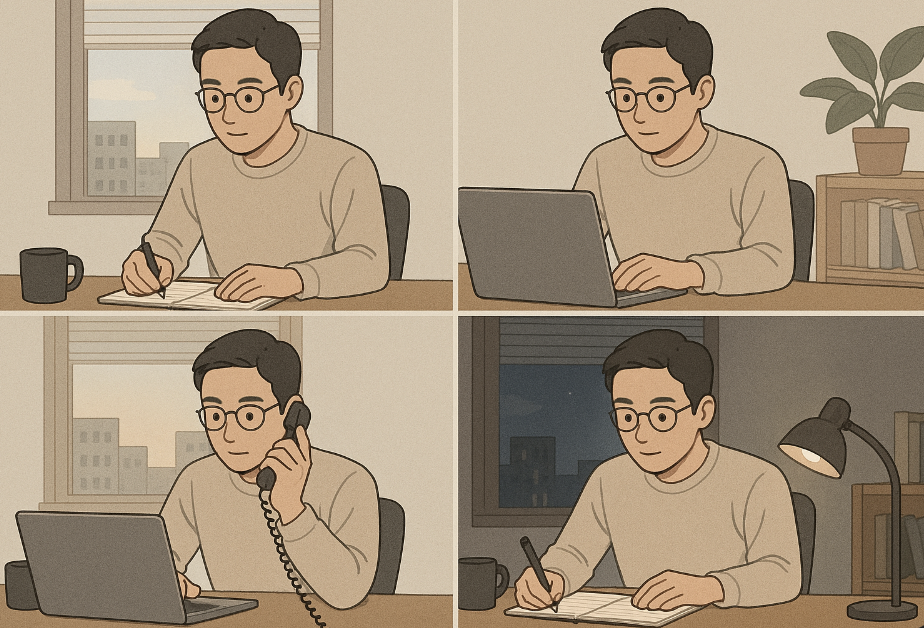 재택근무 직장인 집중력 높이는 환경