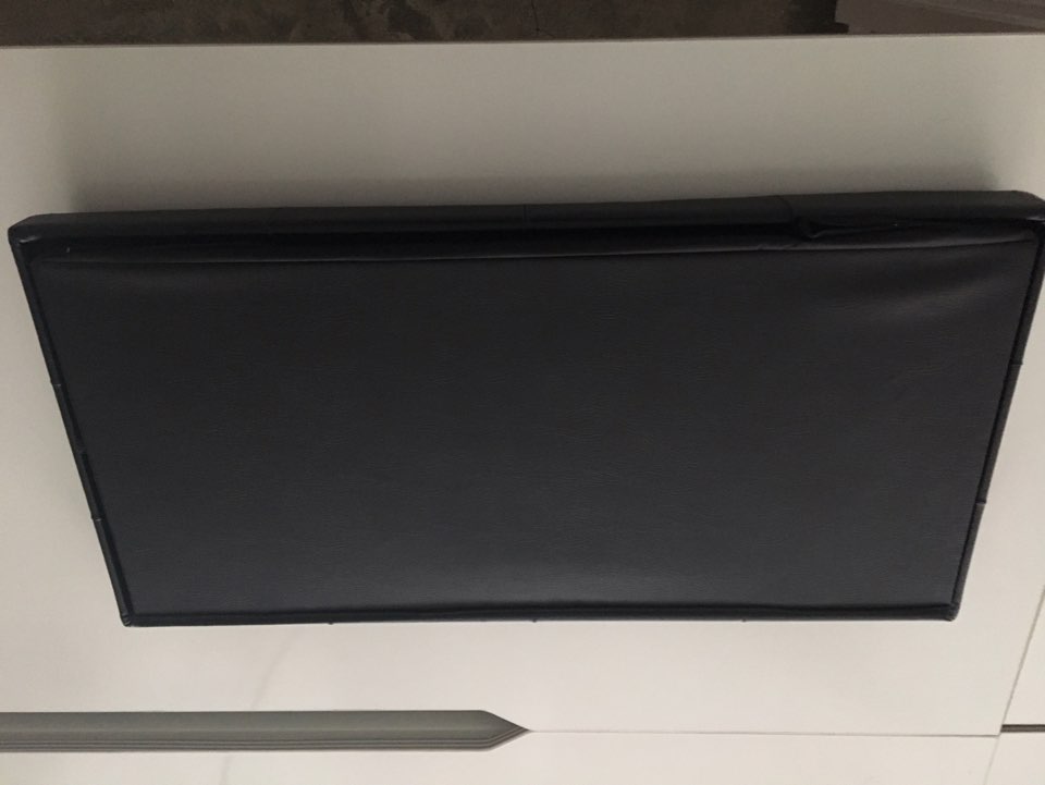 수납용 내부 바닥판&amp;#44; 블랙 패브릭 재질의 BLMG 블루밍홈 접이식 수납스툴의자 구성품