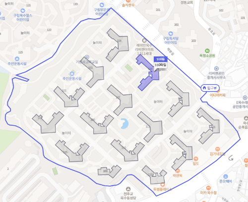 단지배치도
