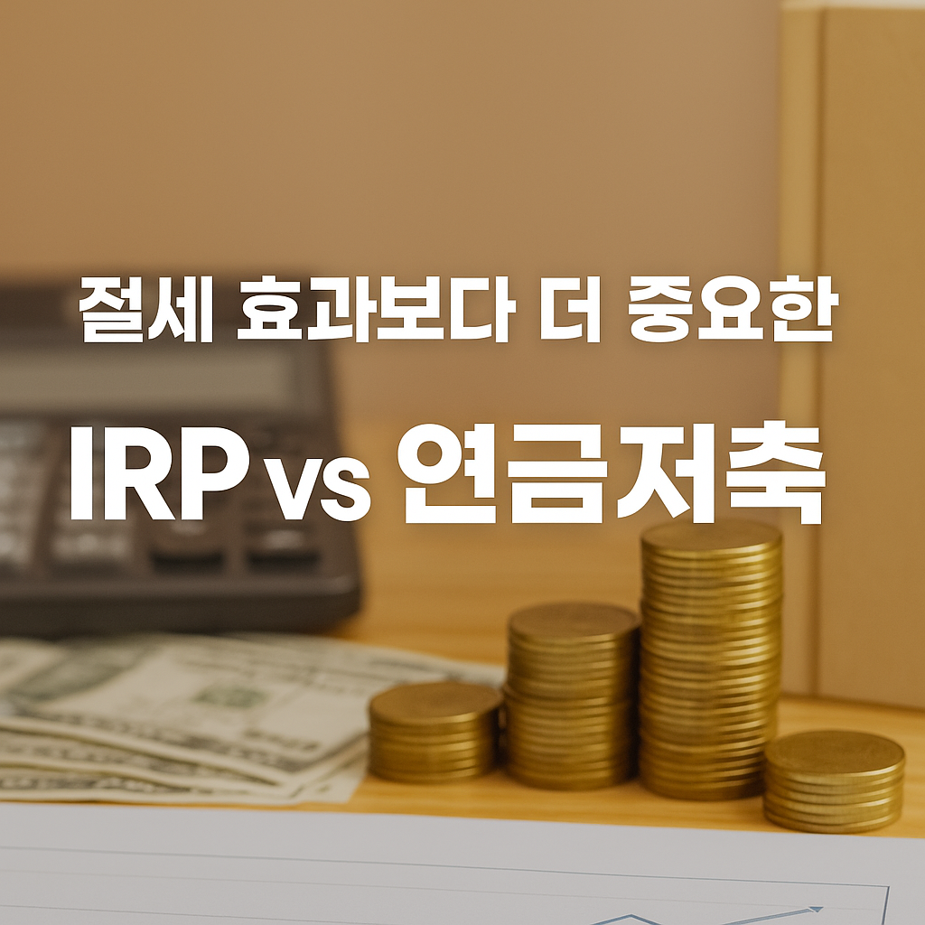 IRP vs 연금저축, 절세 효과보다 더 중요한 진짜 차이점은