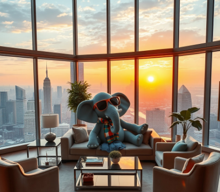 펜트하우스 코끼리 영화그림