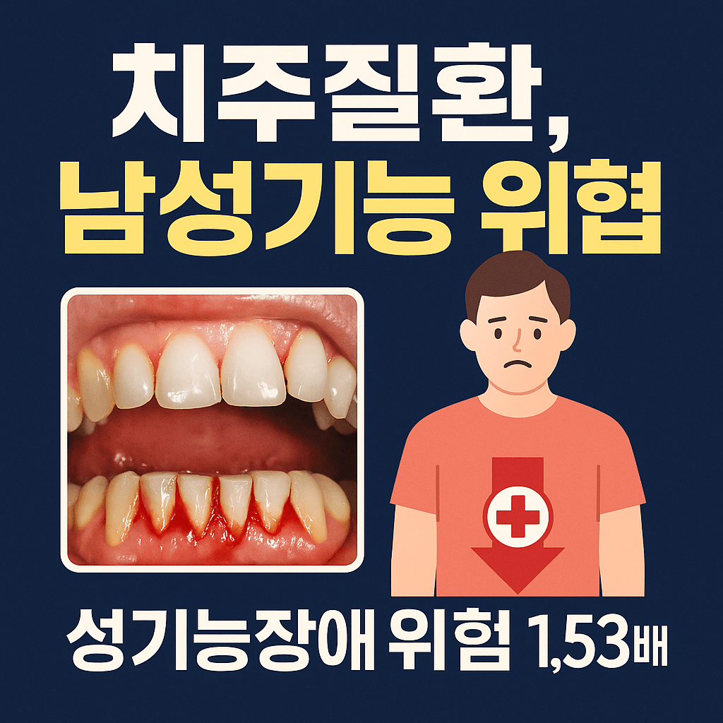 남성 기능 떨어지는 진짜 이유? '잇몸병'이 범인!-썸네일