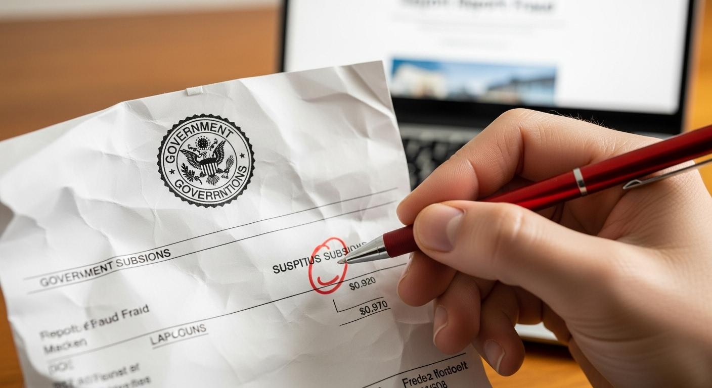 정부 보조금 부정 수급 신고 방법