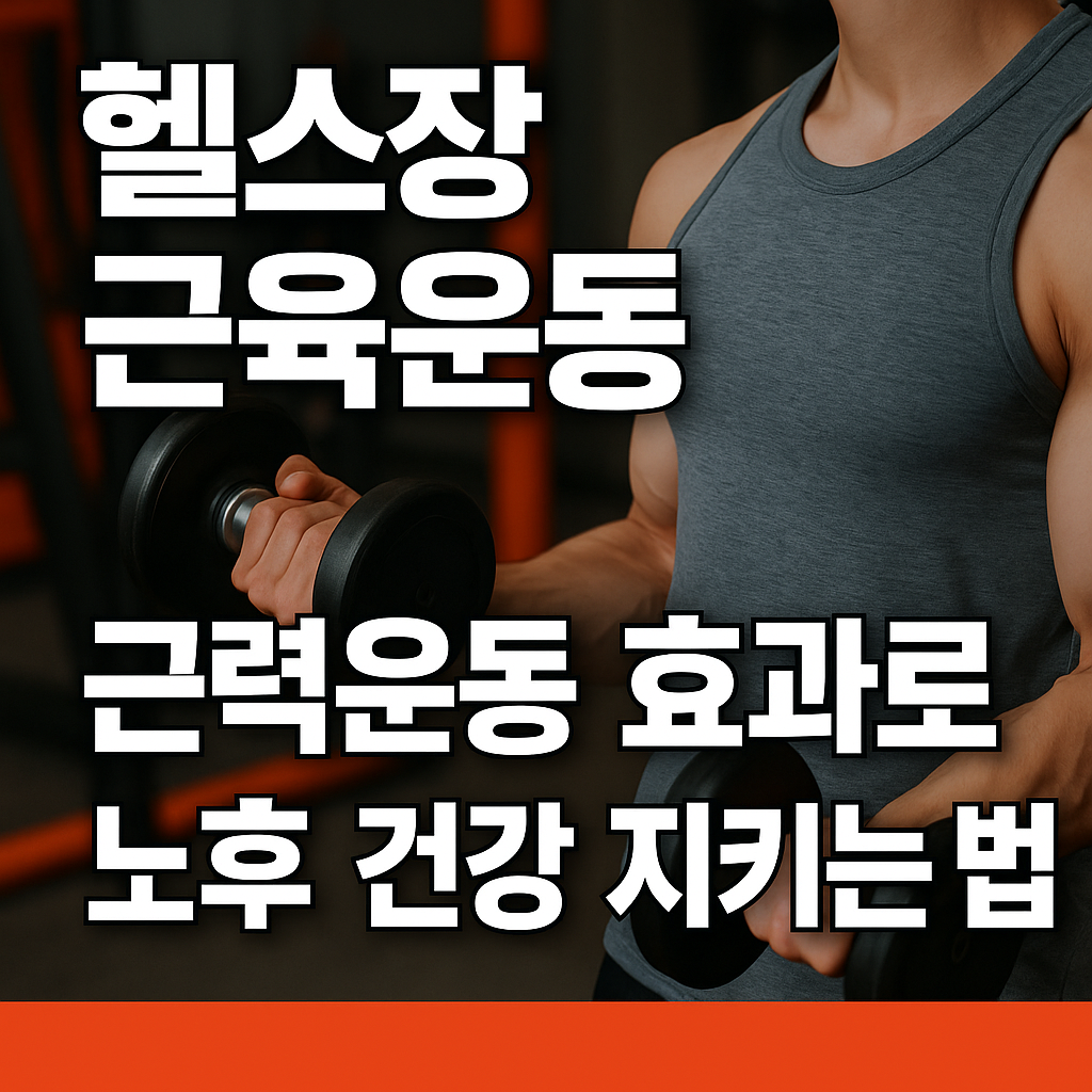 헬스장 근육운동