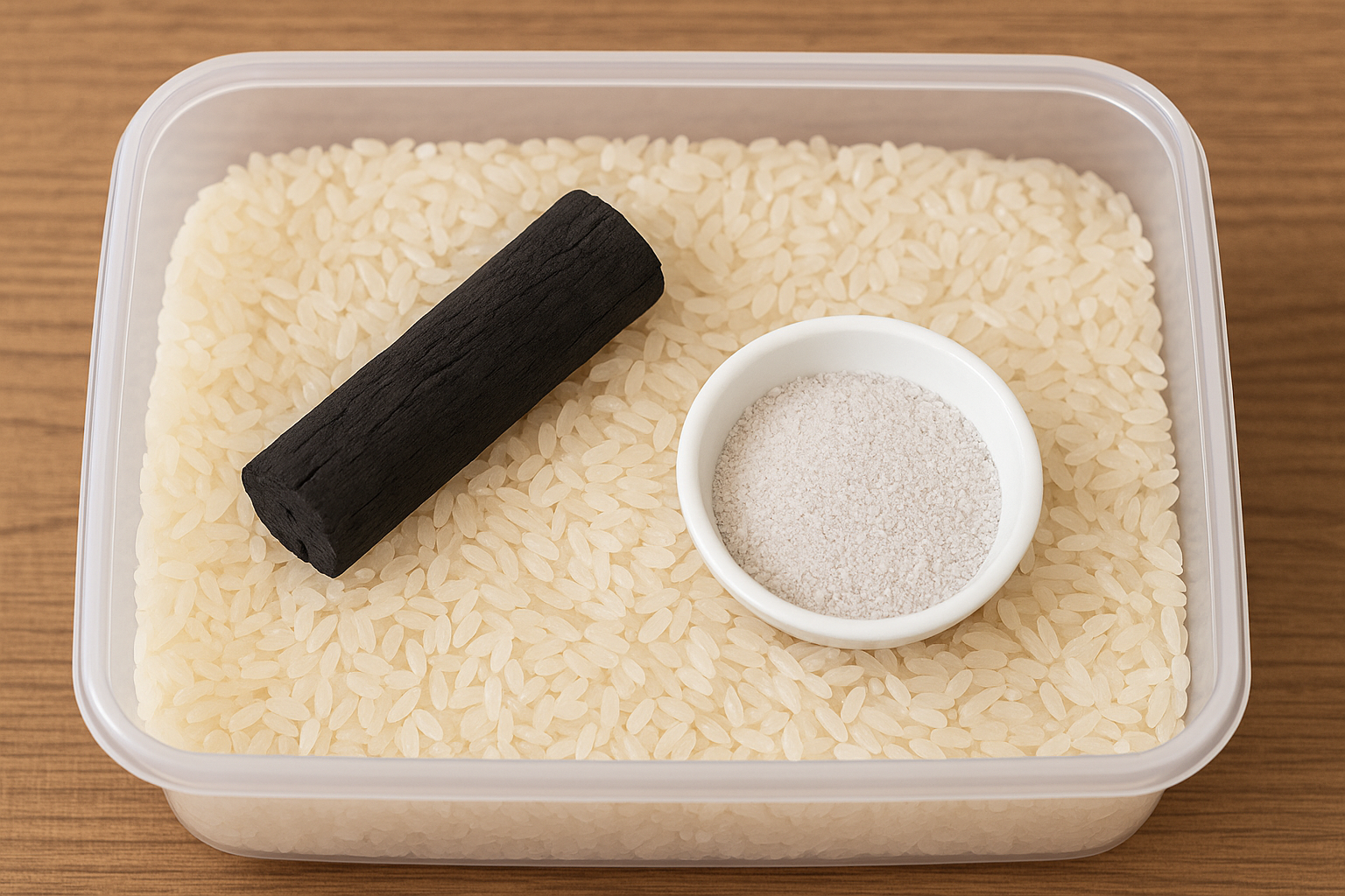 냄새 예방 숯과 탈취제