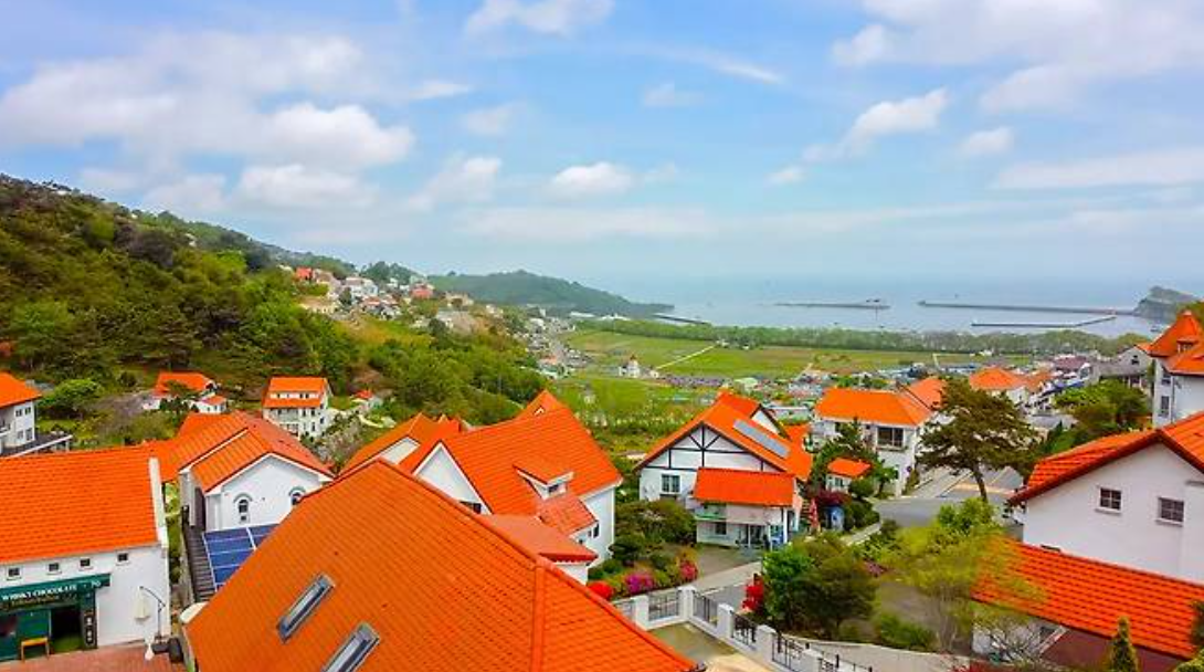 남해 독일 마을 이미지 사진