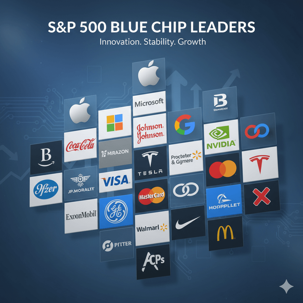S&P 500 우량 기업 로고 모음