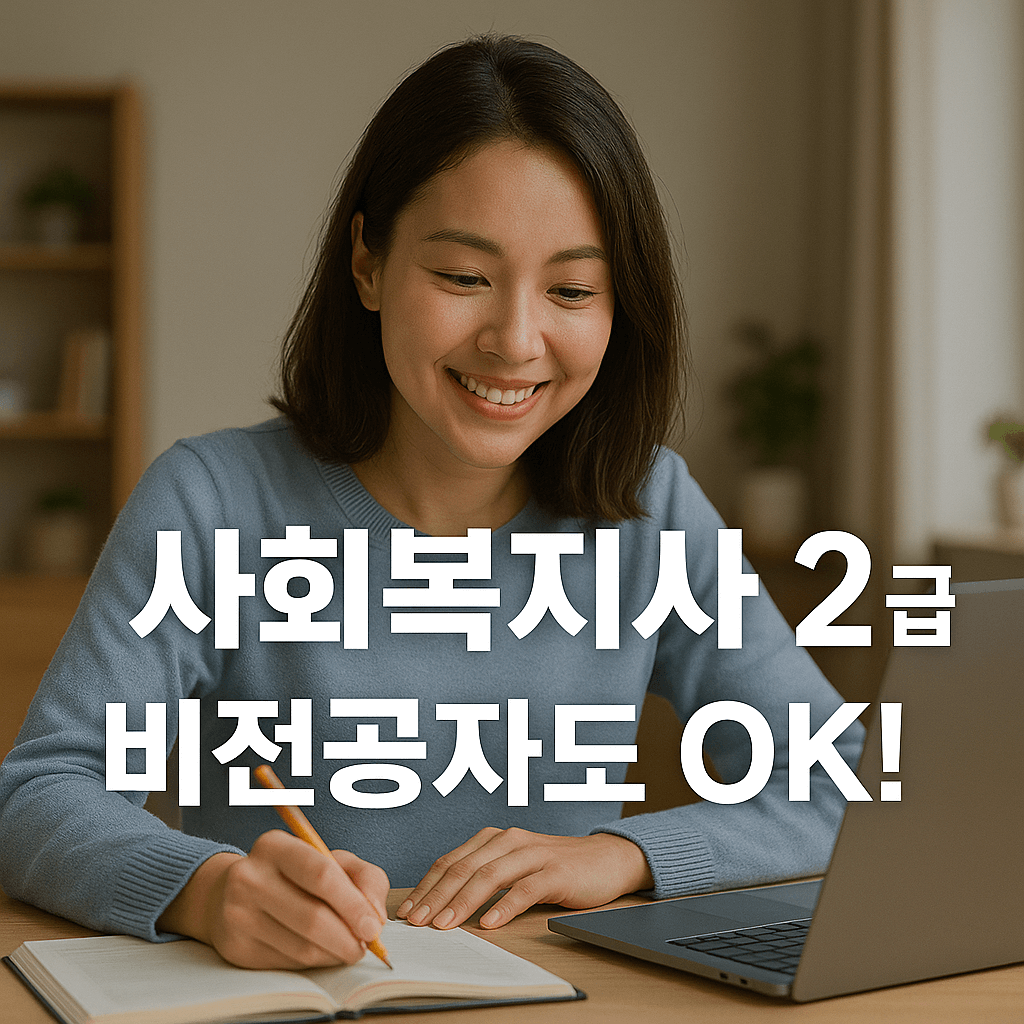 비전공자도 가능한 사회복지사 2급 자격증
