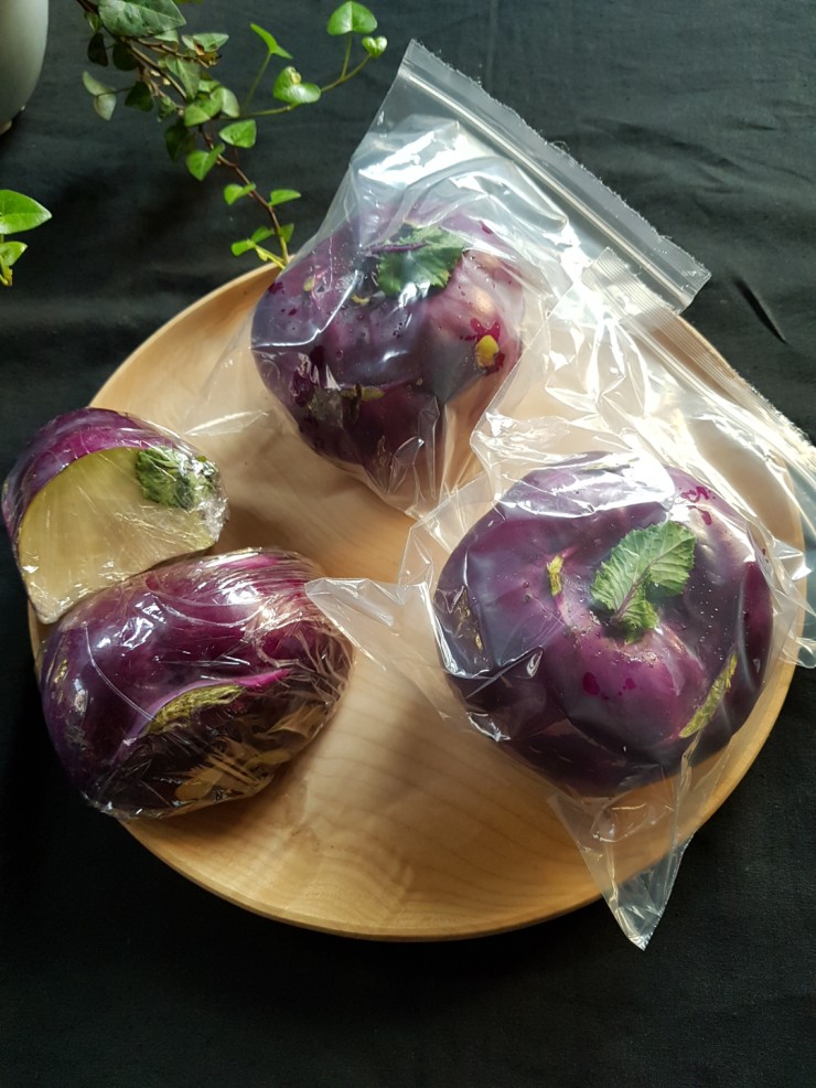 자색 순무 콜라비 효능 5가지 다이어트 슈퍼푸드 콜라비 요리 먹는법 보관방법