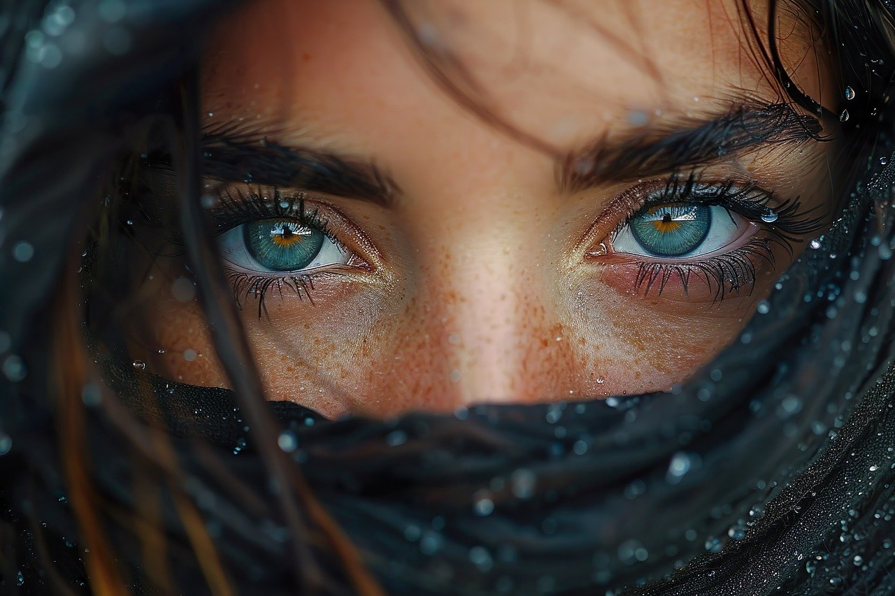 진화 과정을 거치며 야간 시력이 퇴화된 인간의 눈.