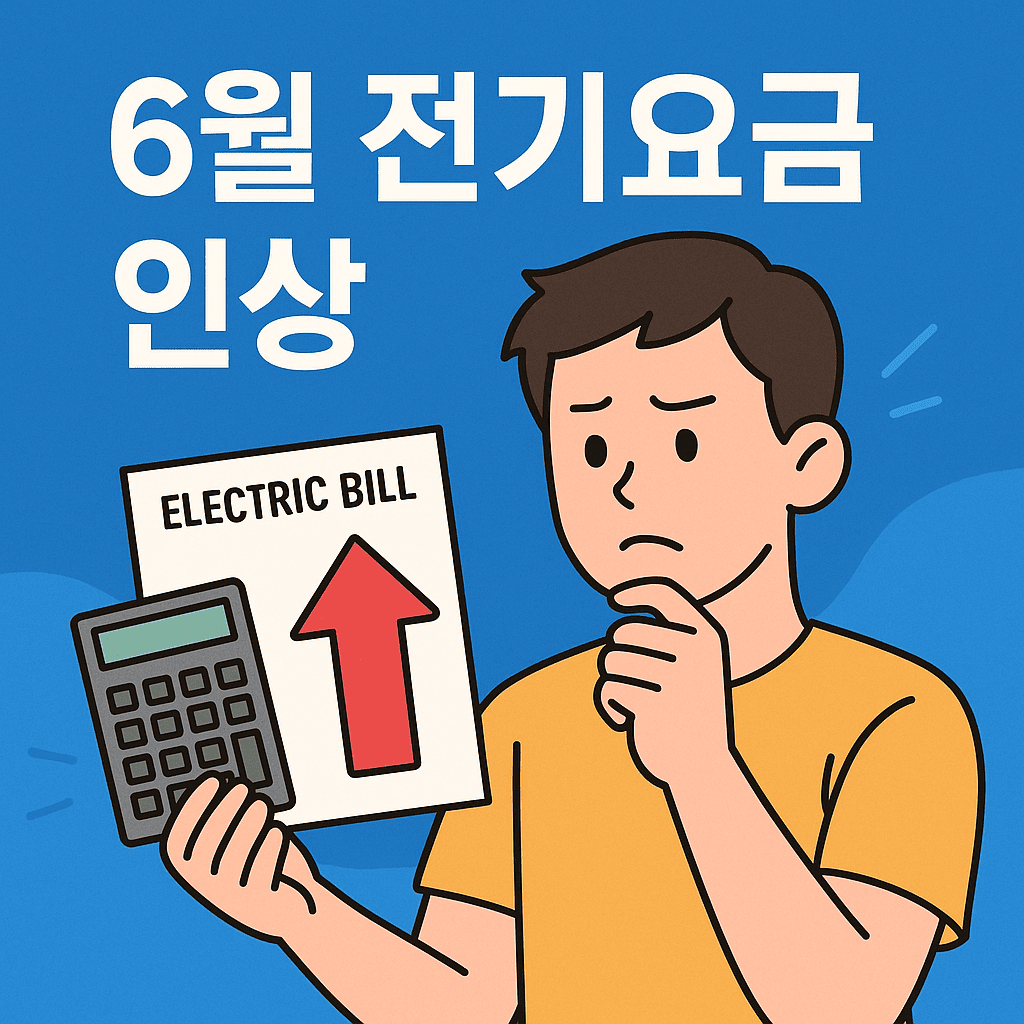 6월 전기요금 인상