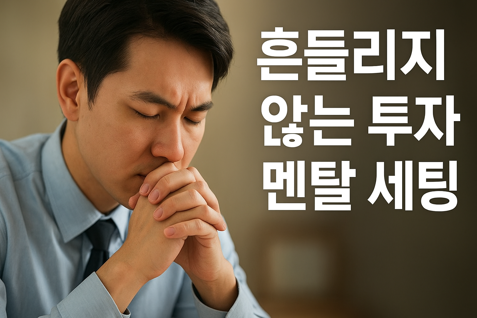 재테크 멘탈 세팅 &ndash; 흔들리지 않는 투자자 되는 법
