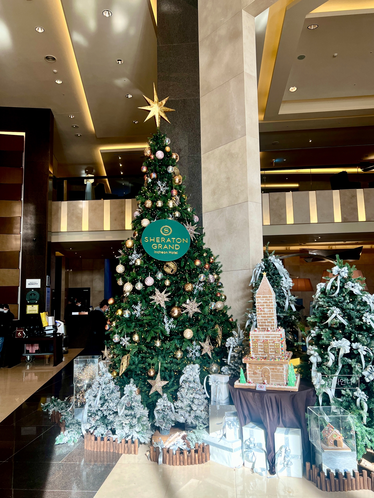 트리 너무 예쁨 앞에서 사진은 못찍었지만