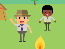 알트태그-스카우트 대장의 모습