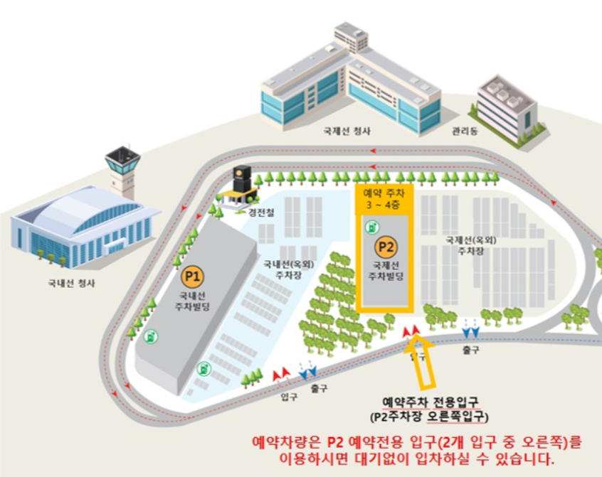 김해공항 공식 주차 예약방법 할인정보