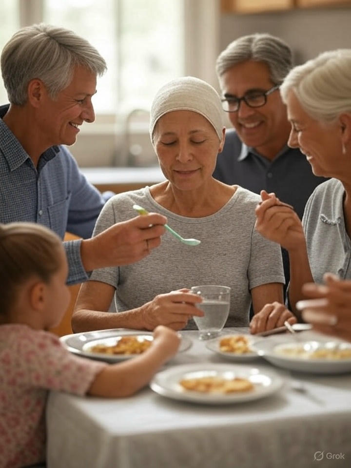 항암 치료 중 식사 거부 증상 대처법과 가족의 역할