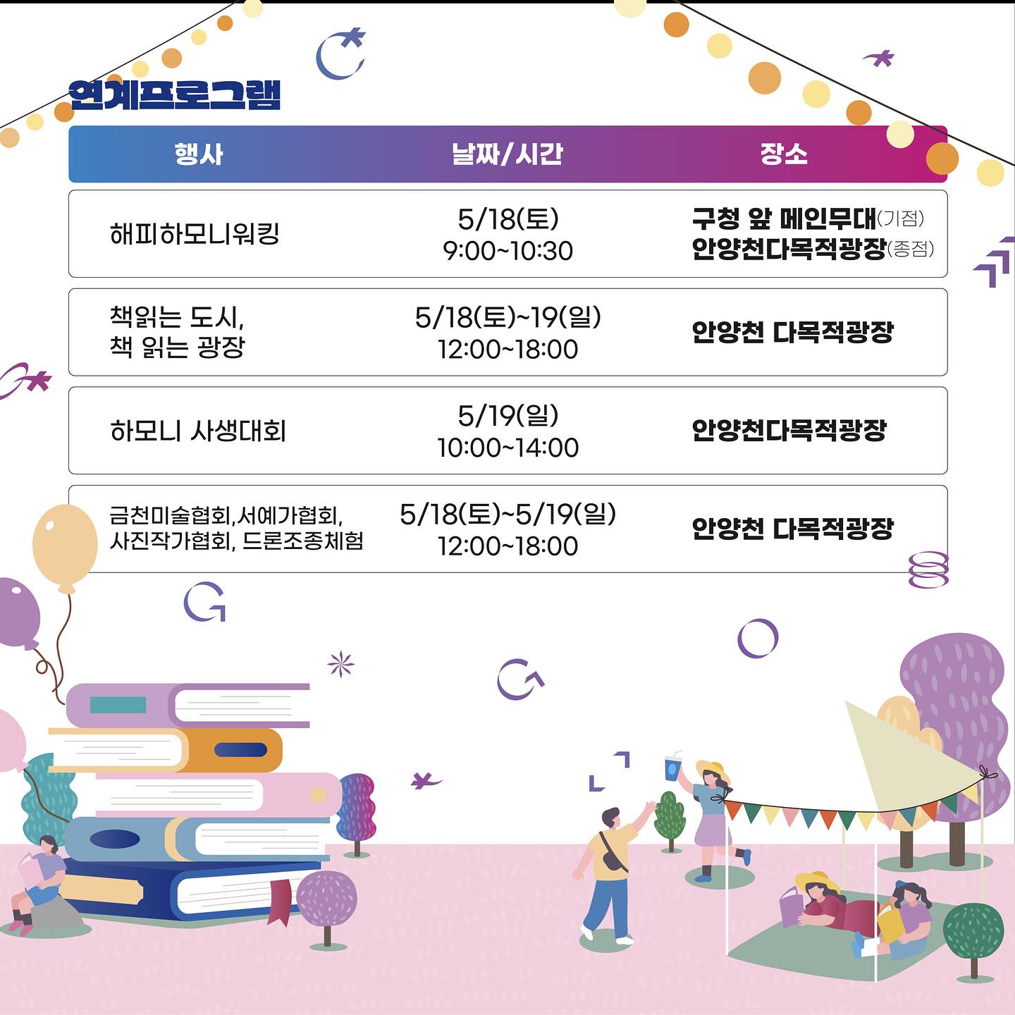 하모니로 펼쳐지는 금천의 미래 2024 금천 하모니 축제 프로그램