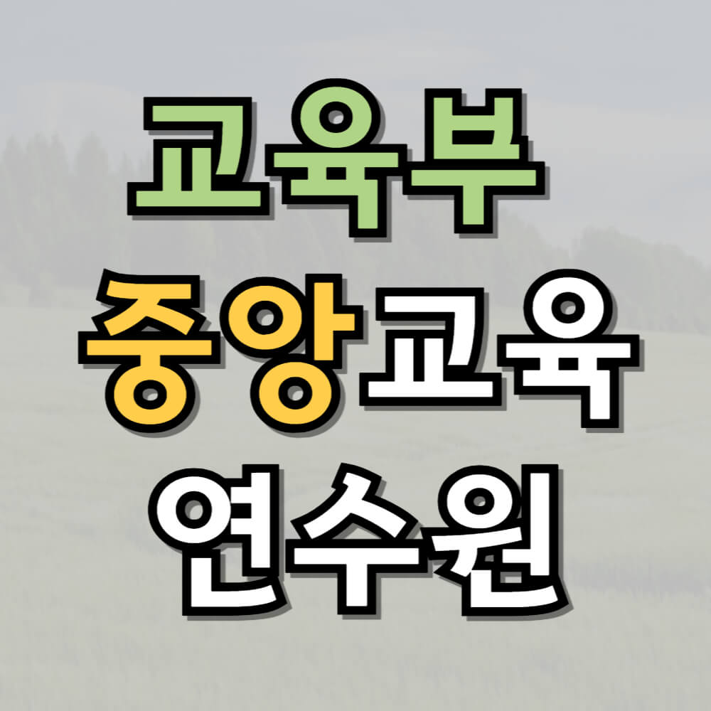 교육부 중앙교육연수원 지원센터