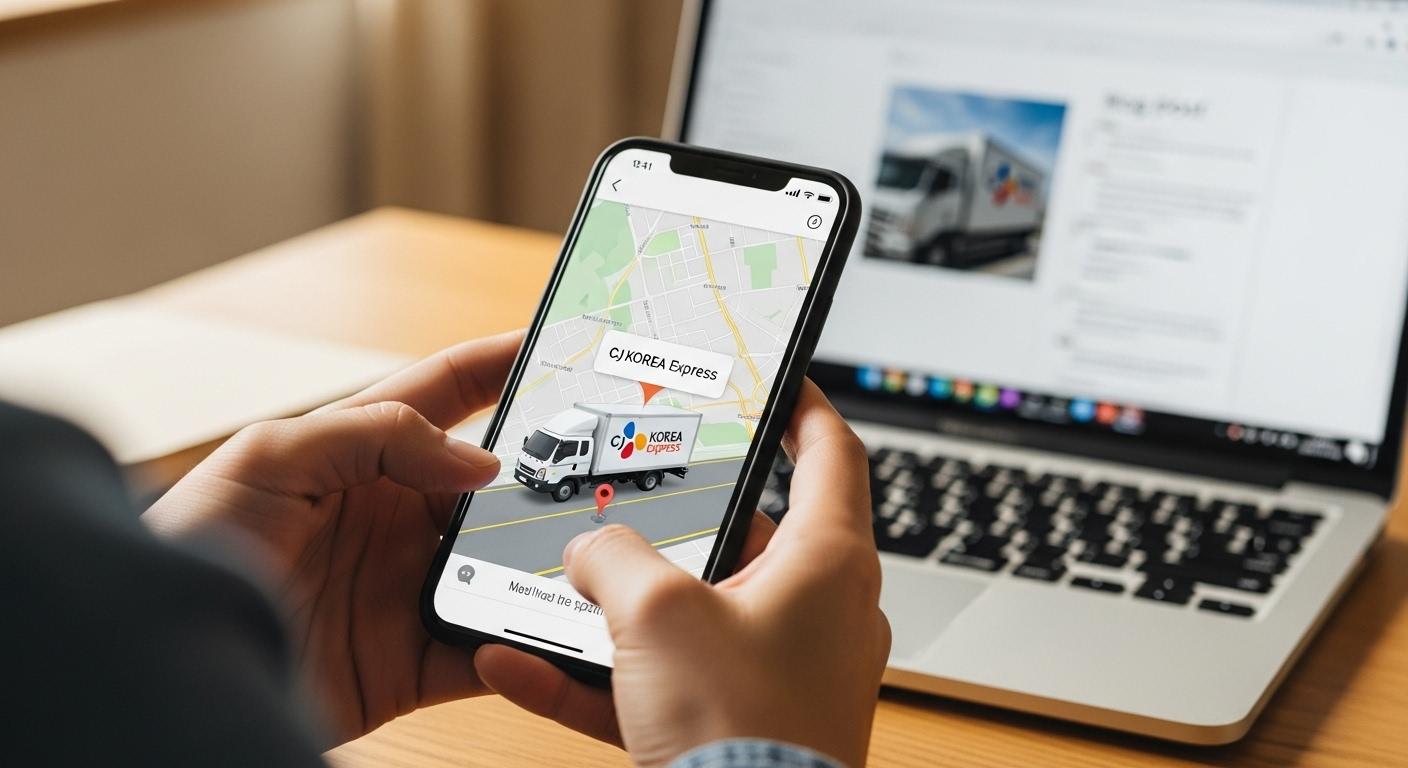 cj대한통운 실시간 위치 보는법