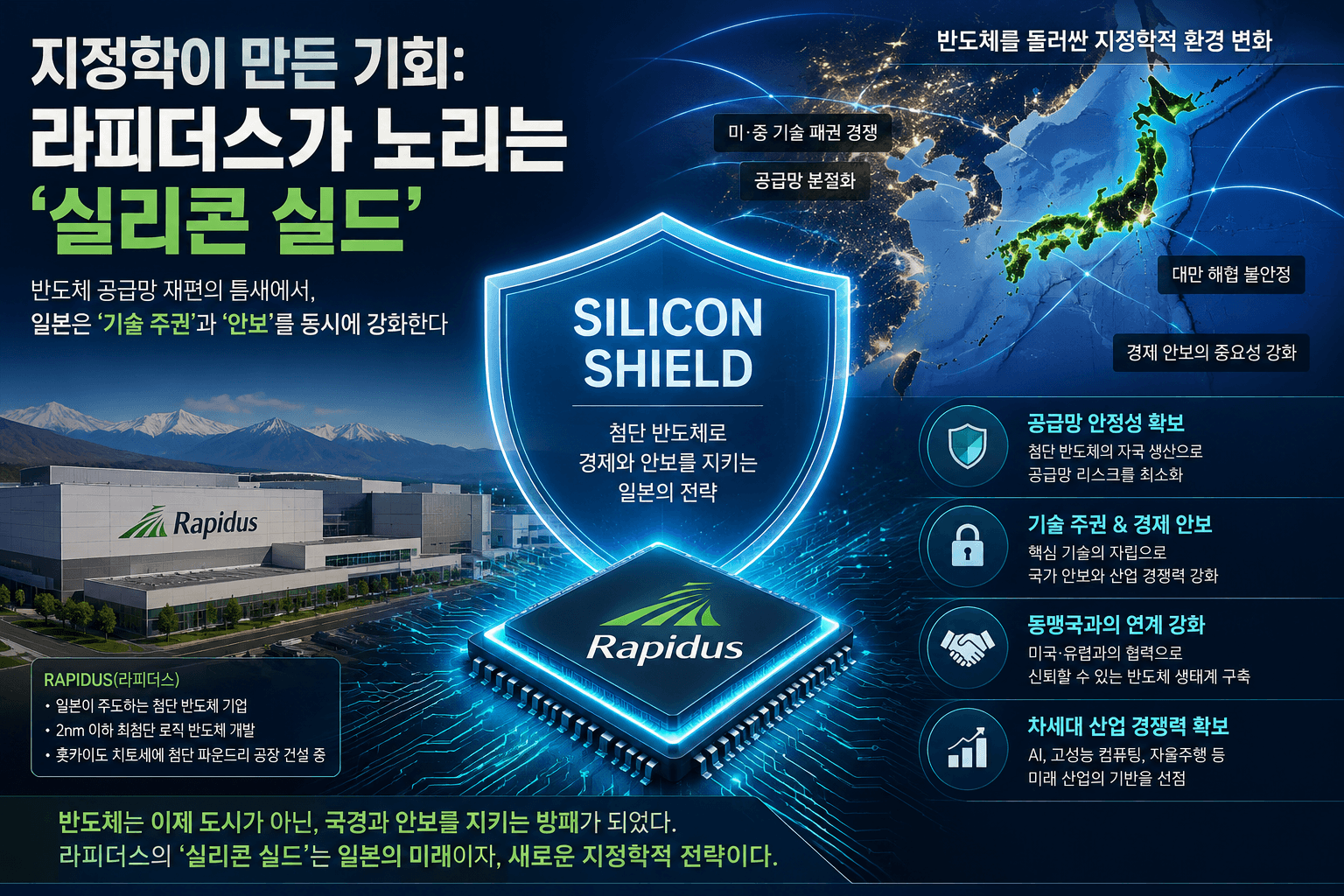 라피더스가 노리는 '실리콘 실드'