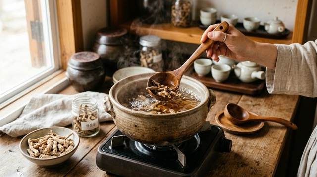 맥문동차 끓이는 법