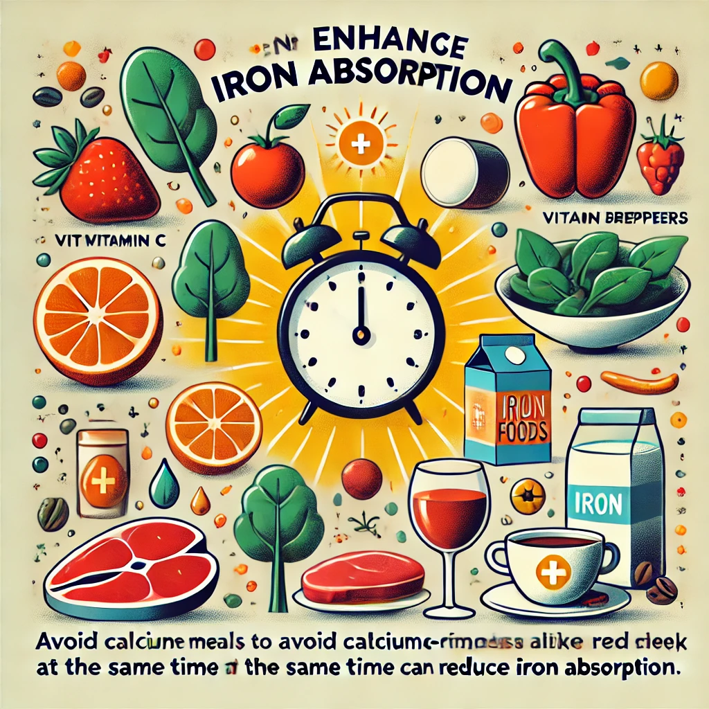 철분 흡수를 높이는 방법