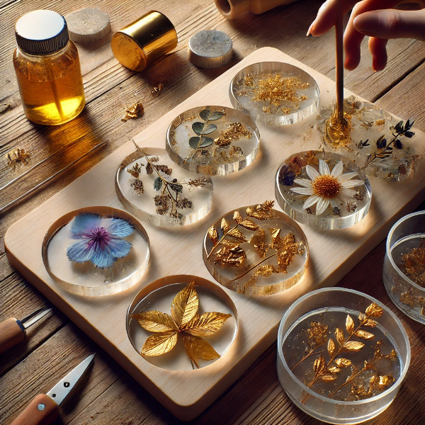 에폭시 투명 감성 컵받침