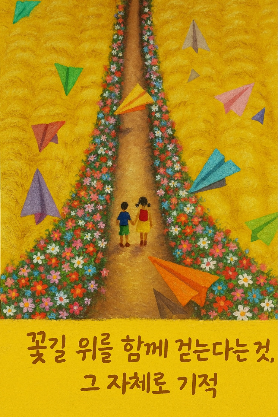 꽃길 위를 함께 걷는다는 것, 그 자체로 기적