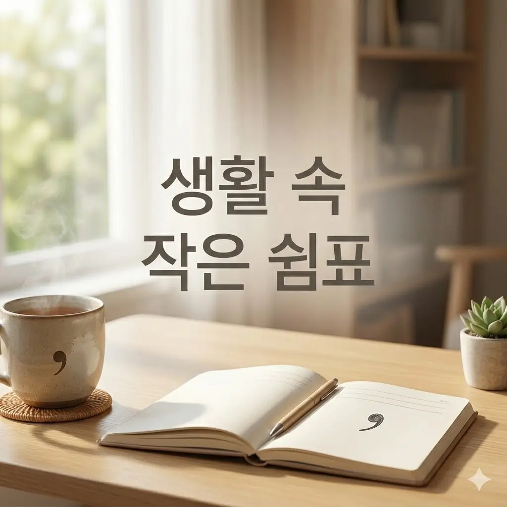 생활 속 작은 쉼표가 몸에 중요한 이유
