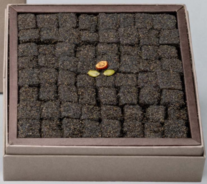 한국의 떡 종류 흑임자떡