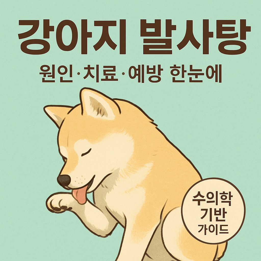 강아지 발사탕