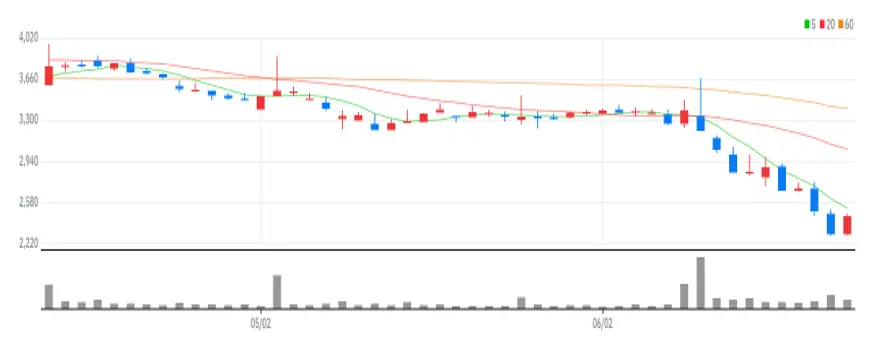 라온시큐어 차트