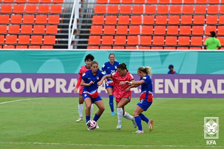 U17 女 축구 대표팀 FIFA 여자 월드컵 조별리그 탈락 최종 경기 결과 미국전 중계 다시보기