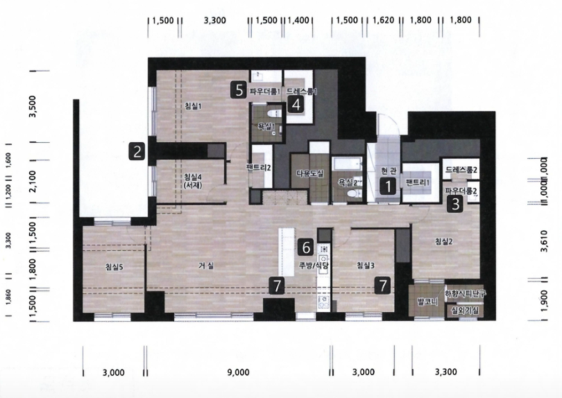 촉진3구역 평면도