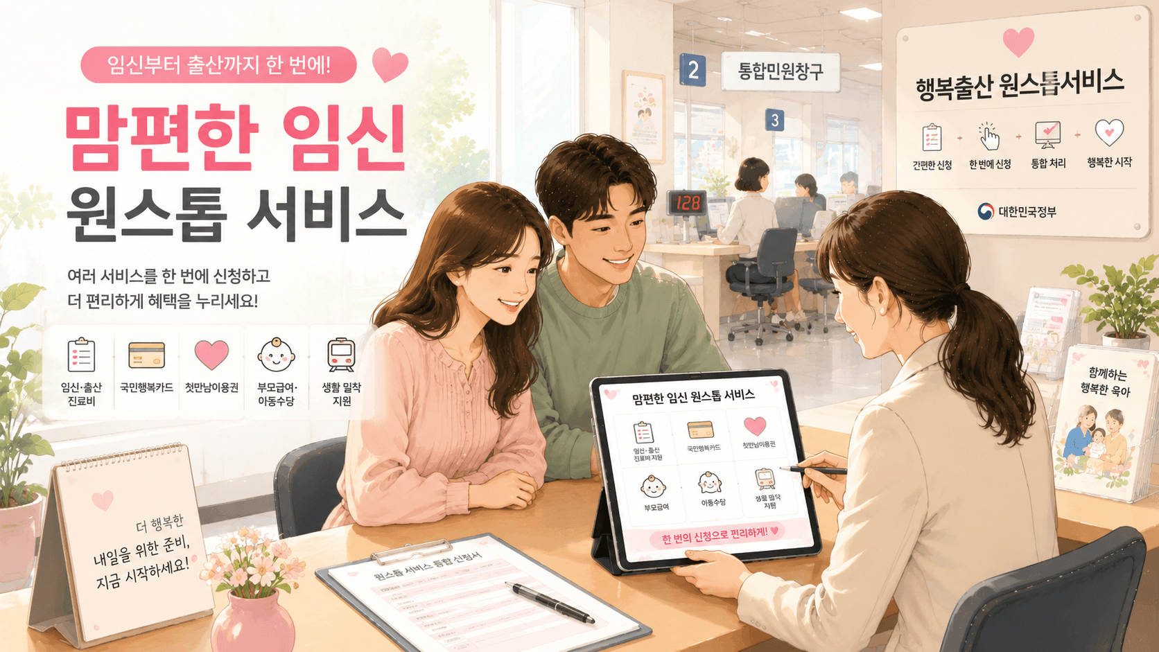 출산·육아 정부지원 마스터|제8편 · 맘편한 임신 원스톱서비스 Q&A300선 - 임신에서 출산까지 로드맵