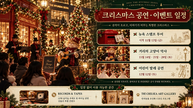 2026 더현대 서울 크리스마스 빌리지