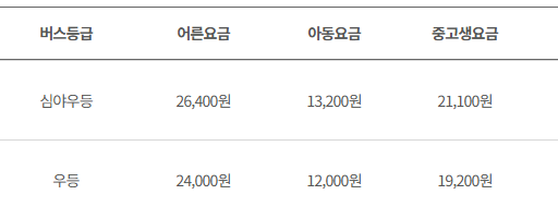 서산 인천공항 리무진 버스 시간표 요금 예매방법