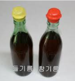 들기름과 참기름 이미지