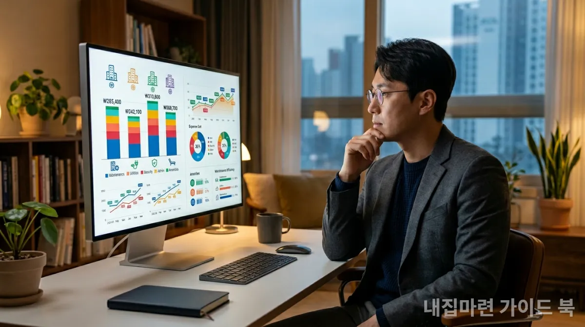 아파트 관리비 데이터를 분석하는 한국인