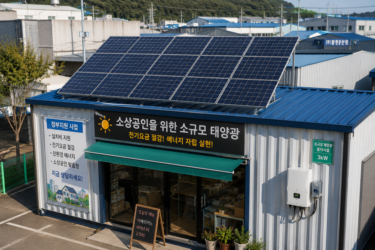 소상공인을 위한 소규모 태양광
