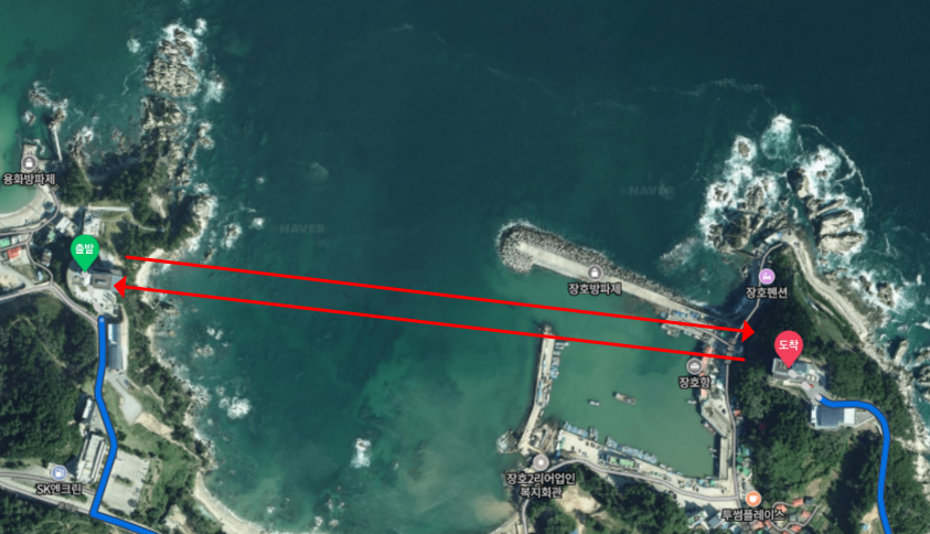 삼척해상케이블카-용화역-장호역