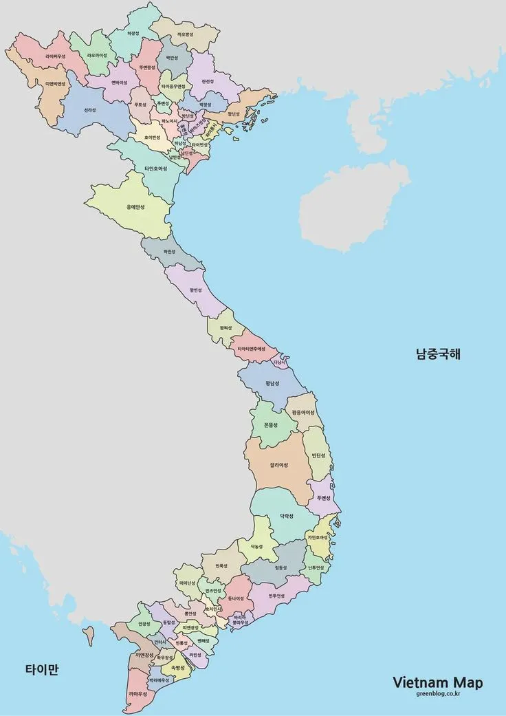 베트남지도 한글판 크게보기 푸꾸옥 나트랑 지도_3