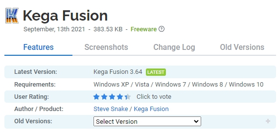 Kega-Fusion